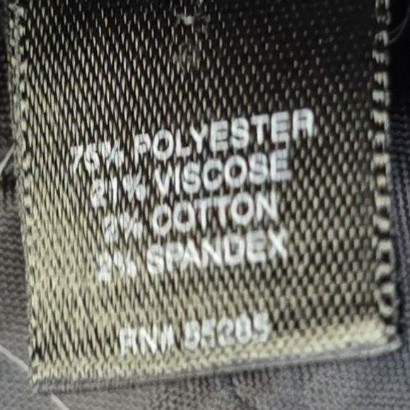 Express Design Studio Editor Trouser Suit Pants - Gray Striped - Picture 7 of 9